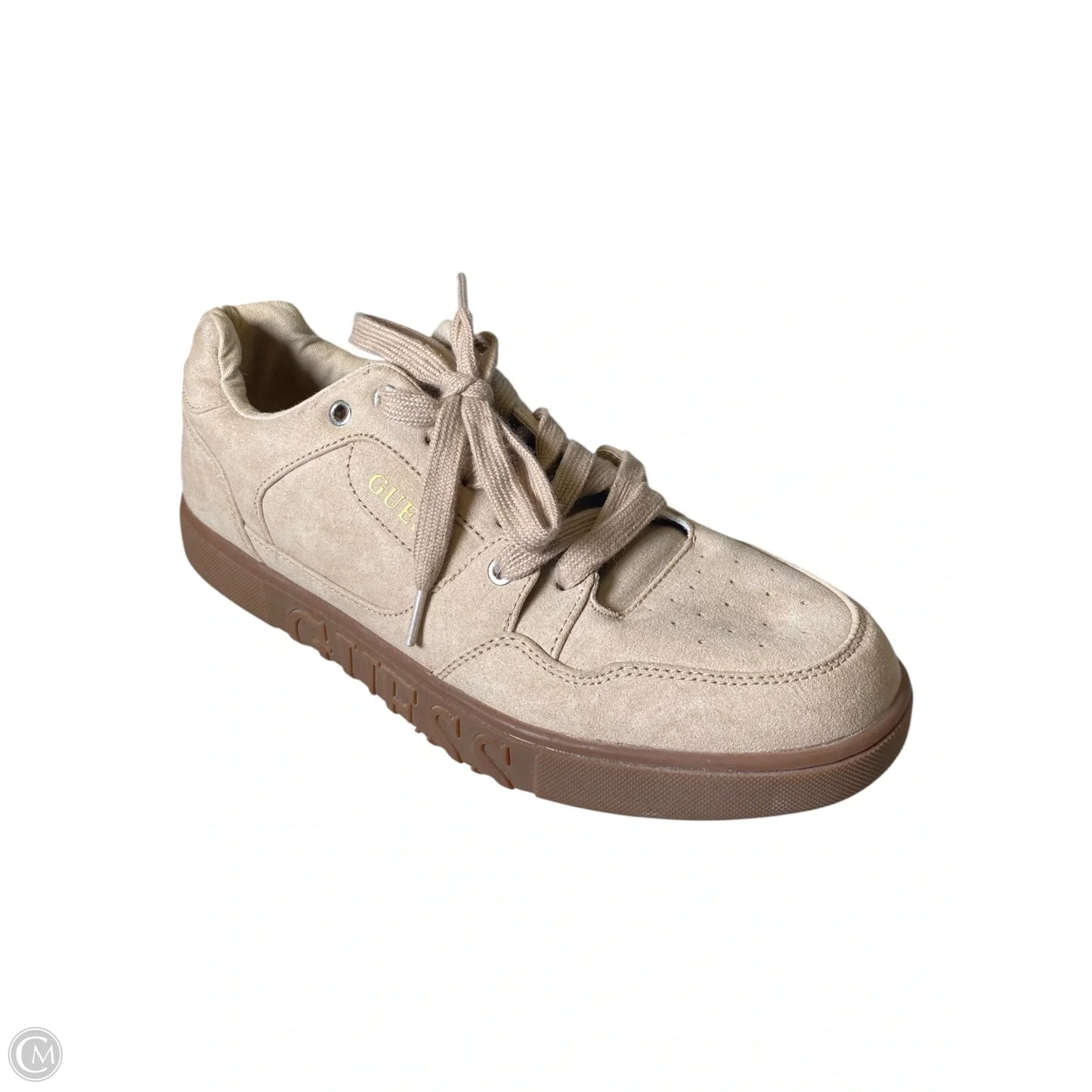 Shoes Sneakers By Guess In Brown, Size: 10