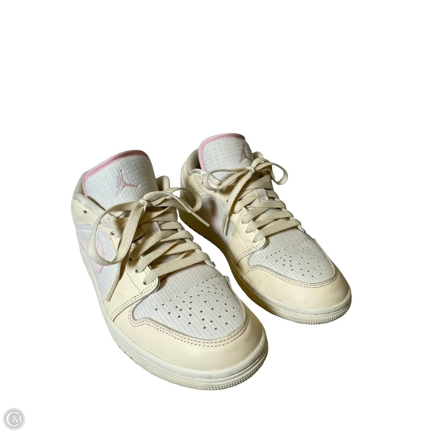 Shoes Sneakers By Nike In Pink & Yellow, Size: 9