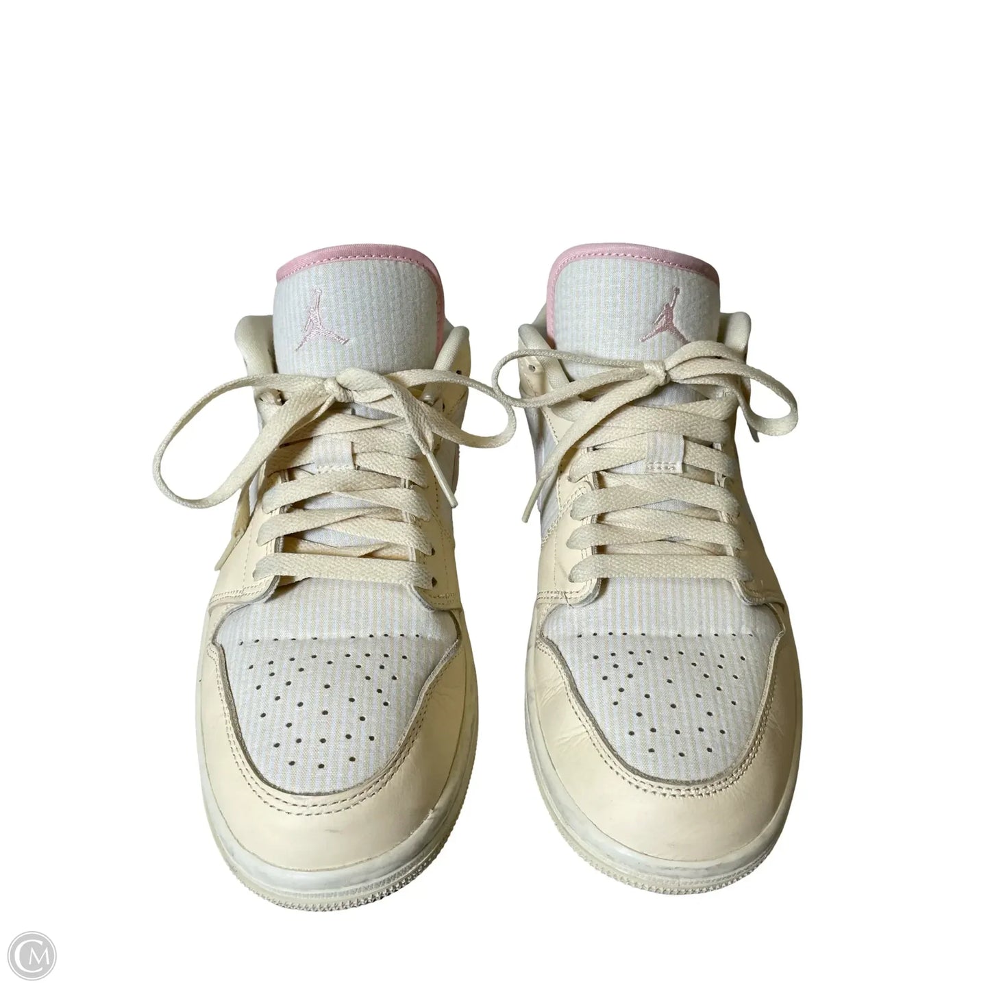 Shoes Sneakers By Nike In Pink & Yellow, Size: 9
