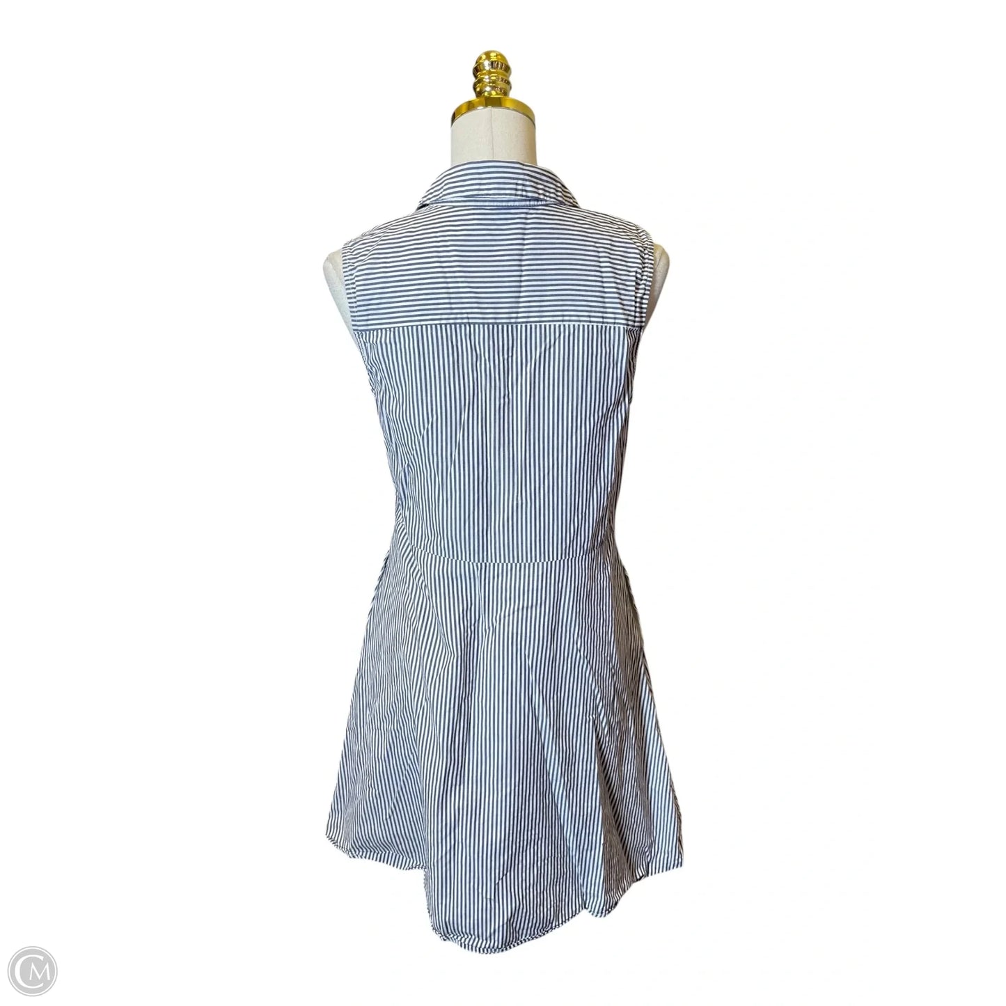 Dress Casual Midi By Popsugar In Blue & White, Size: M