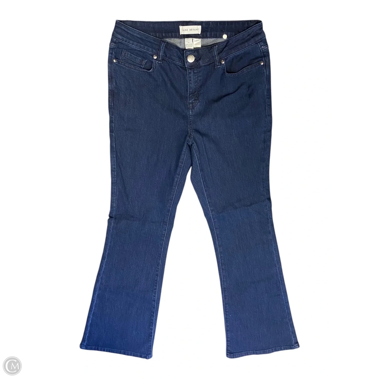 Jeans Flared By Lane Bryant In Blue Denim, Size: 12