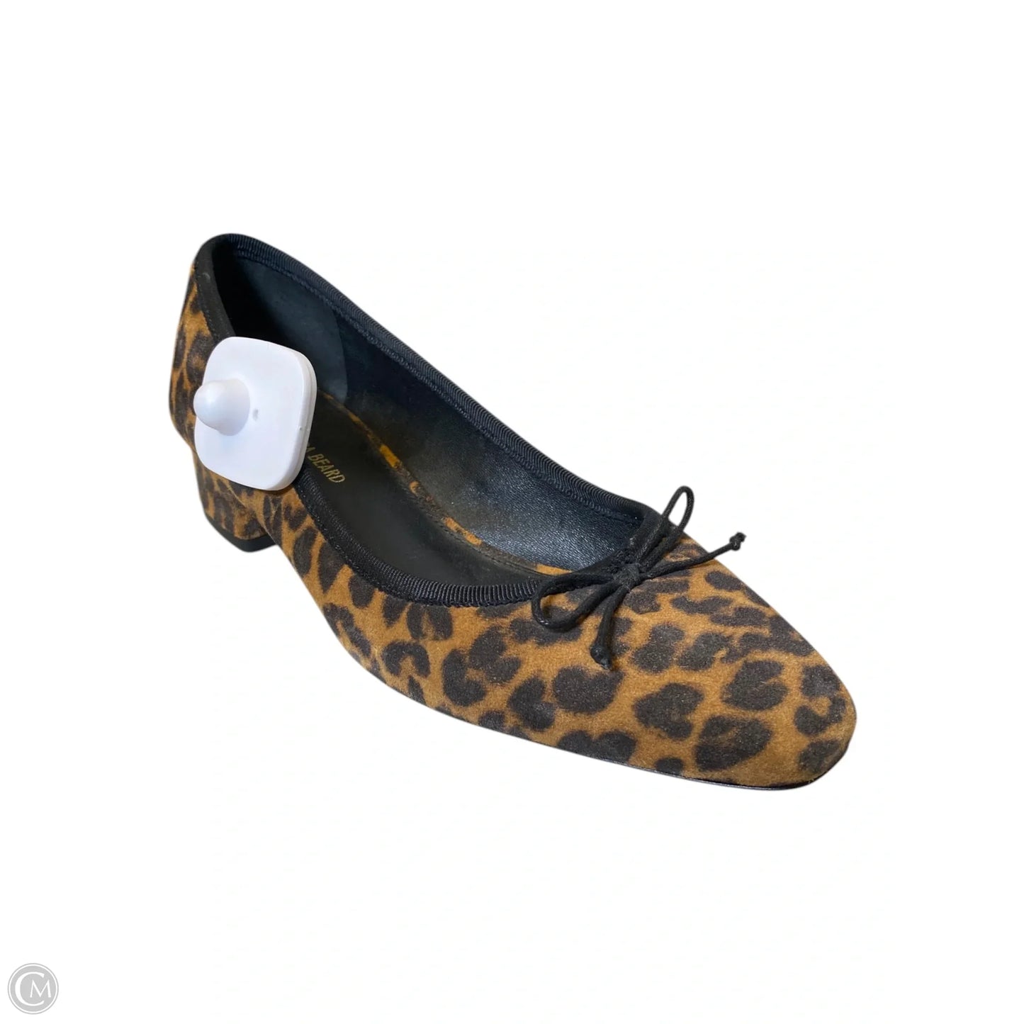 Sandals Heels Block By Veronica Beard In Animal Print, Size: 6