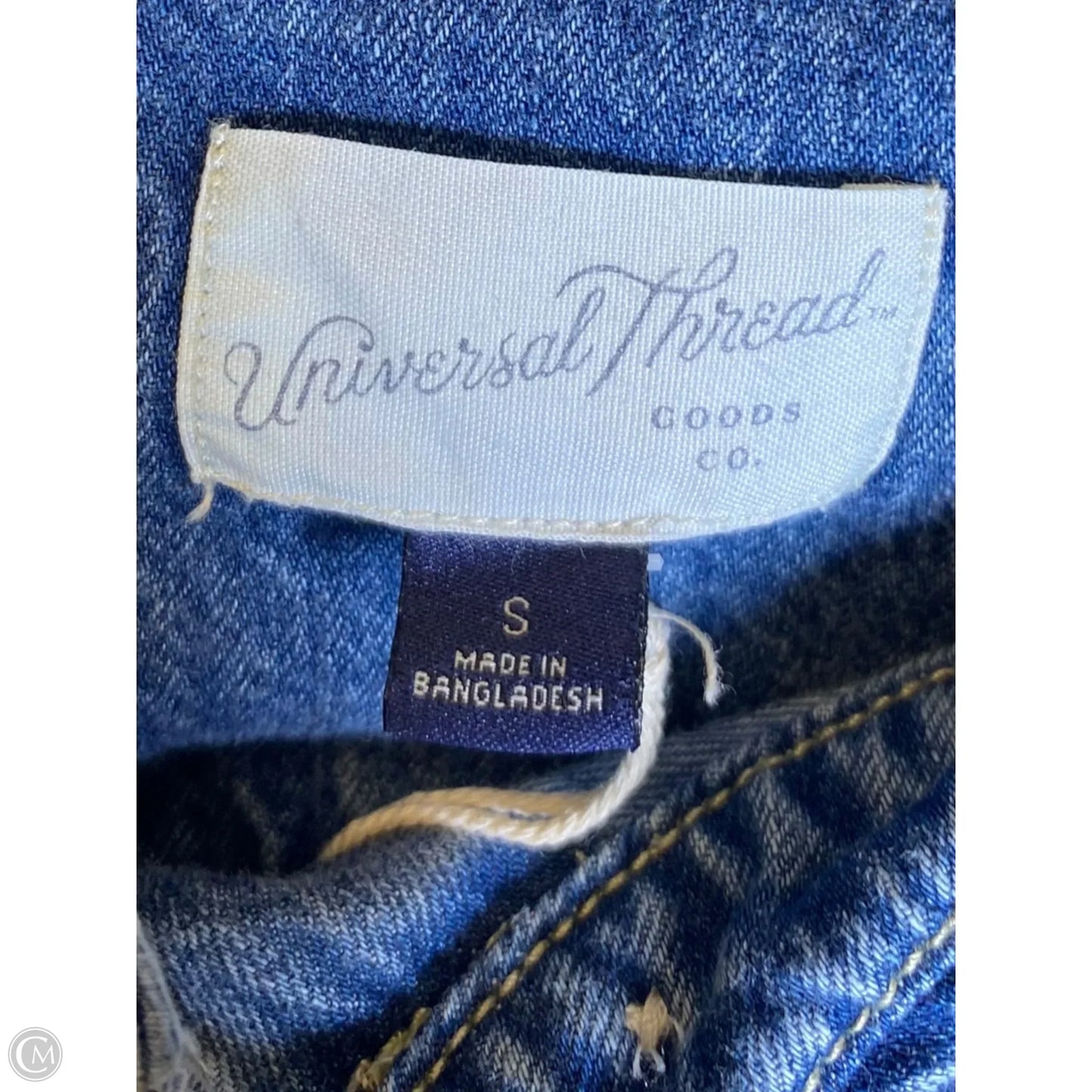 Dress Casual Midi By Universal Thread In Blue Denim, Size: S