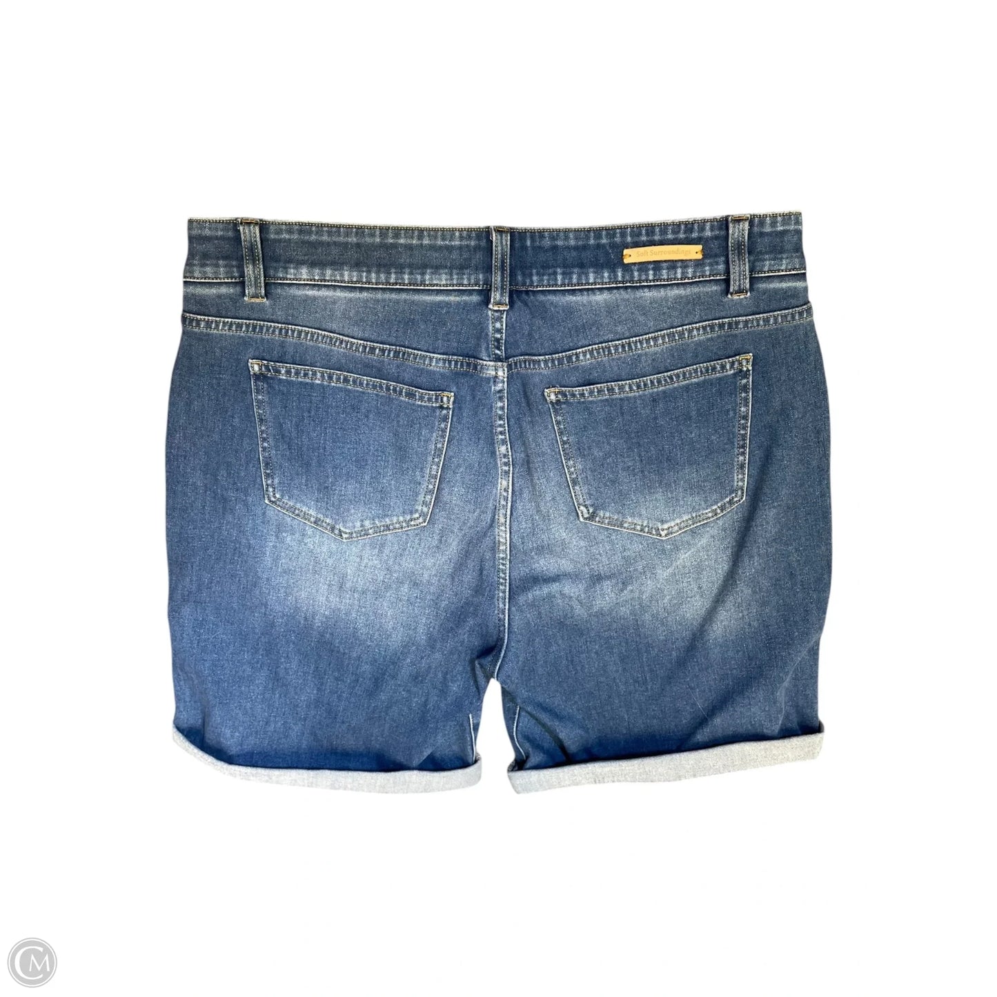Shorts By Soft Surroundings In Blue Denim, Size: L