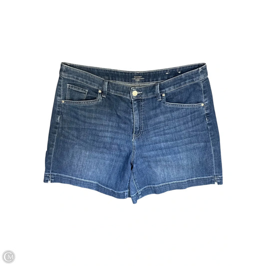 Shorts By Chicos In Blue Denim, Size: 14