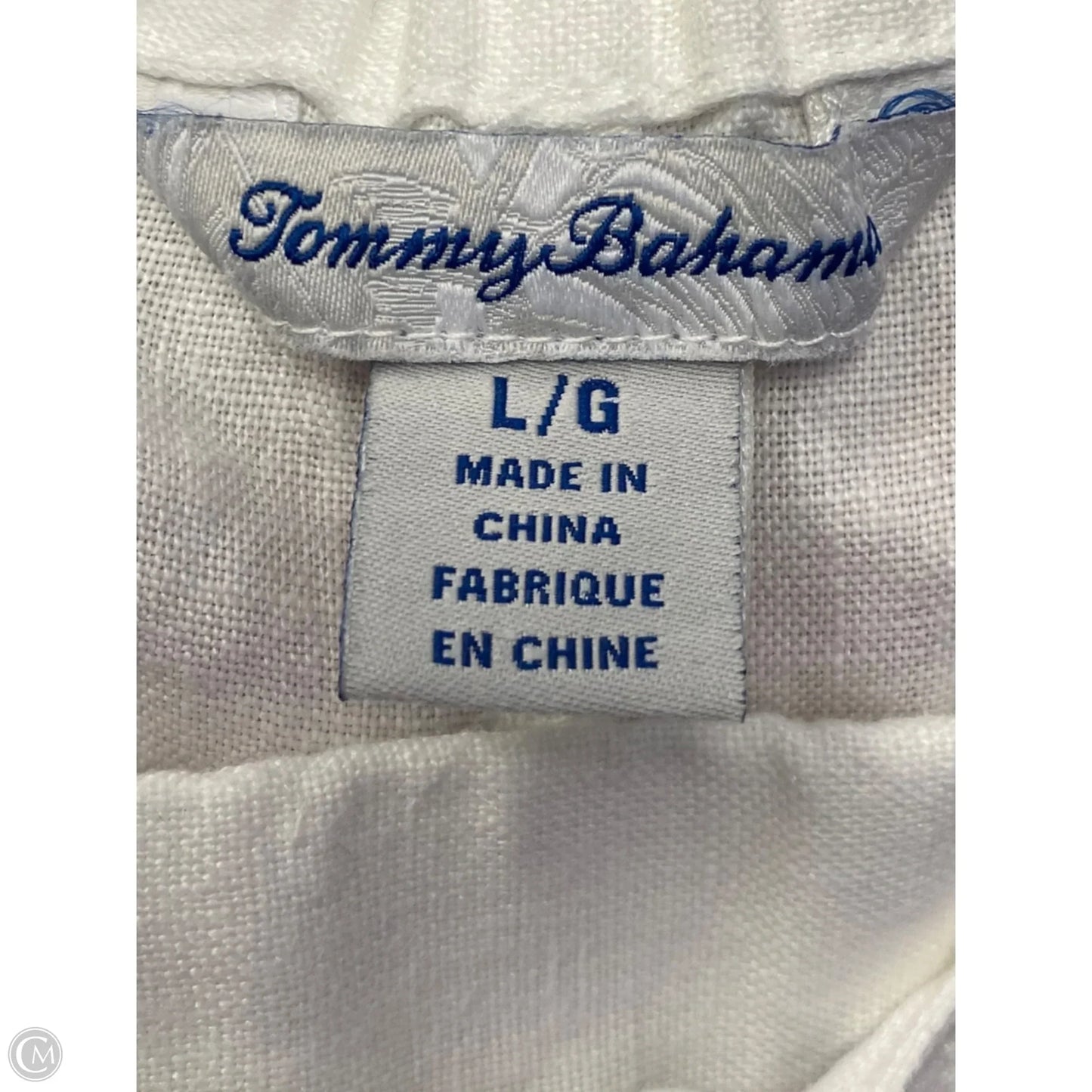 Pants Linen By Tommy Bahama In White, Size: L