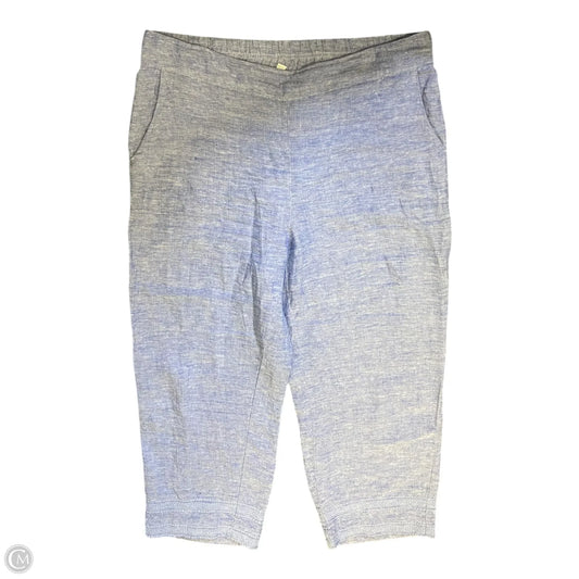 Pants Linen By Chicos In Blue, Size: 14