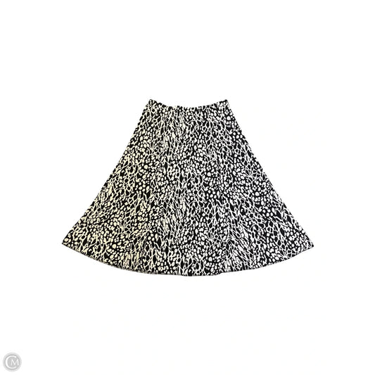 Skirt Maxi By Jones And Co In Black & White, Size: 14