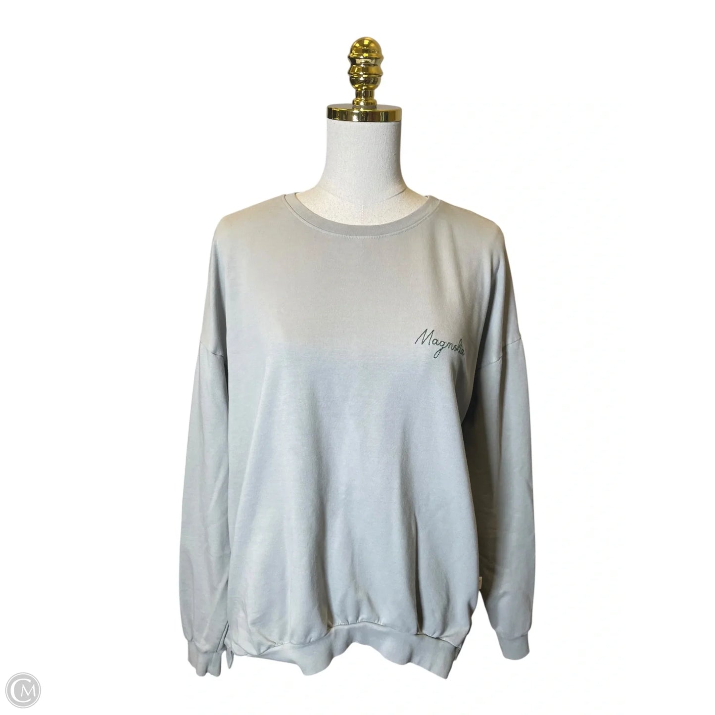 Sweatshirt Crewneck By Clothes Mentor In Grey, Size: Xs
