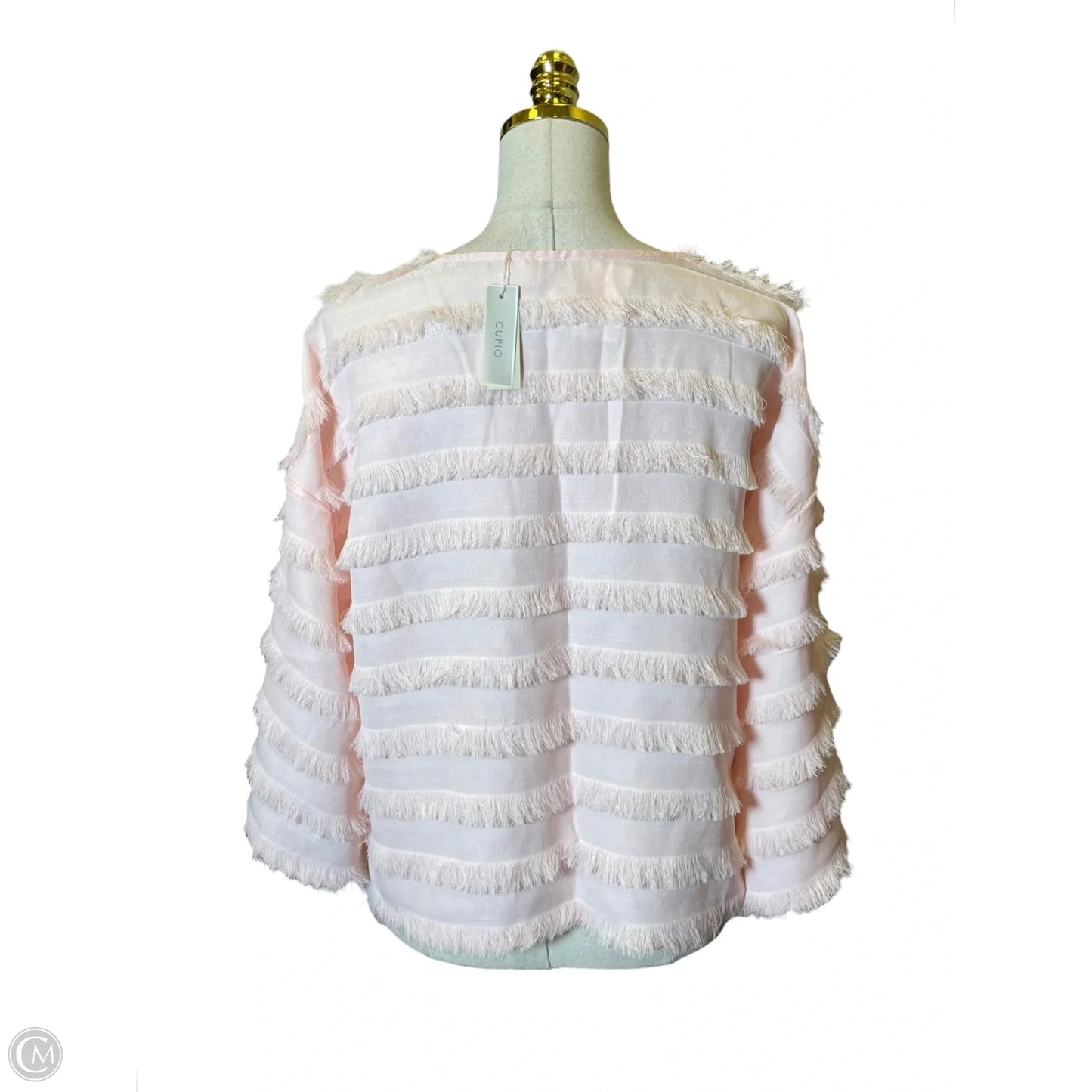 Blouse 3/4 Sleeve By Cupio In Pink, Size: M