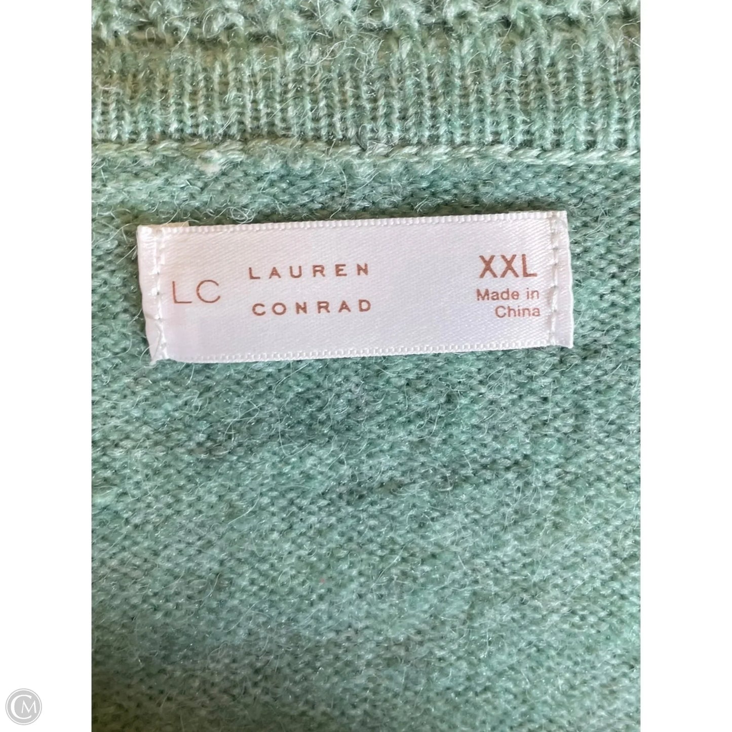 Sweater By Lc Lauren Conrad In Green, Size: 2x