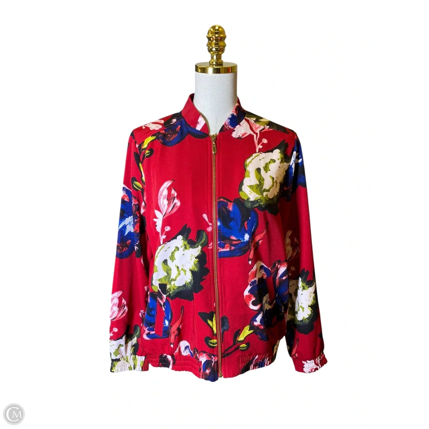 Jacket Other By Susan Graver In Floral Print, Size: M