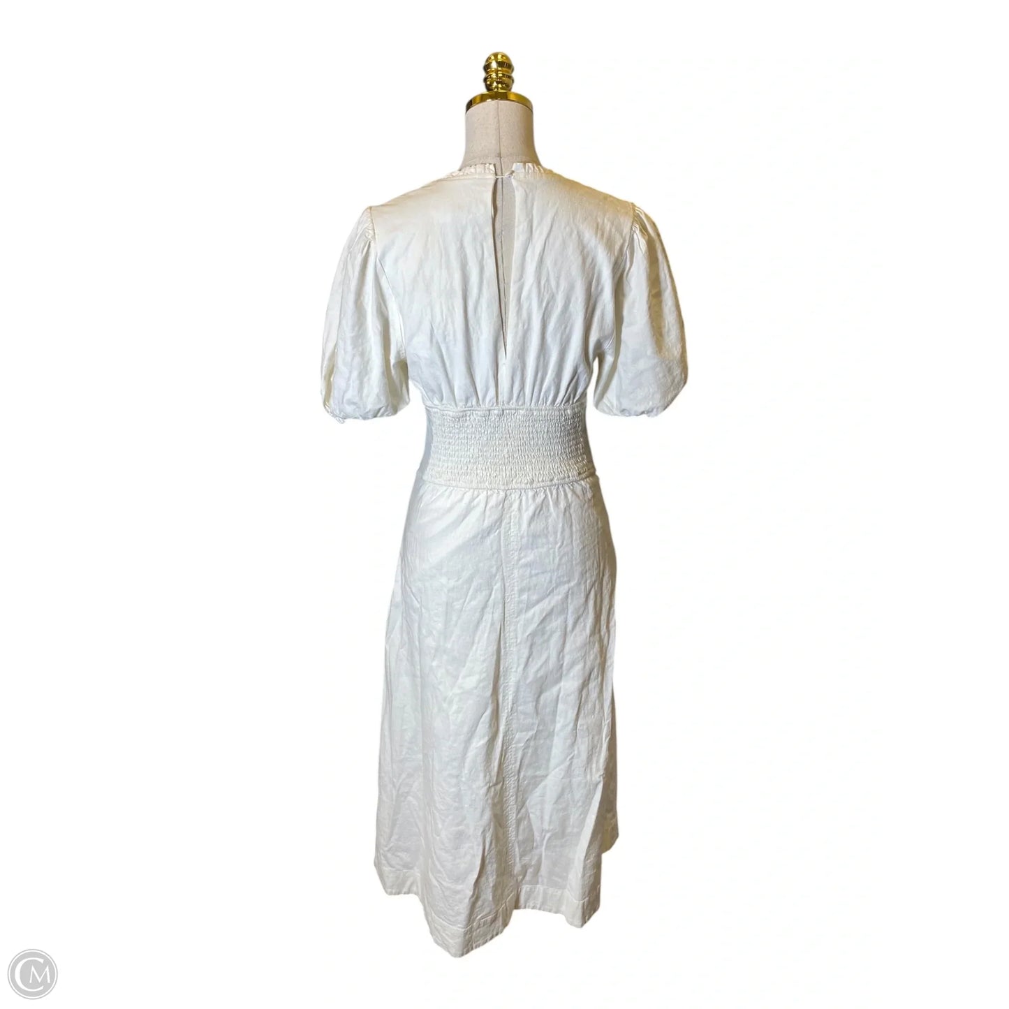 Dress Casual Maxi By Anthropologie In Cream, Size: S