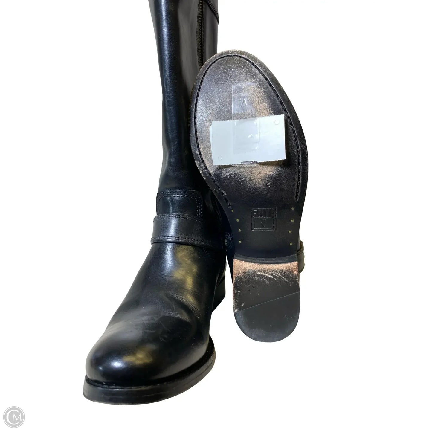 Boots Designer By Frye In Black, Size: 5.5