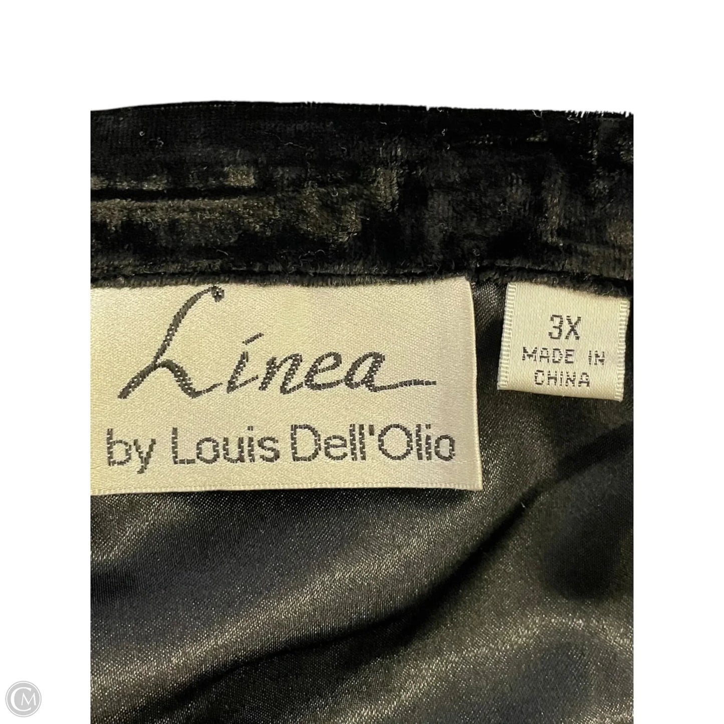 Skirt Maxi By Linea By Louis Dellolio In Black, Size: 3x