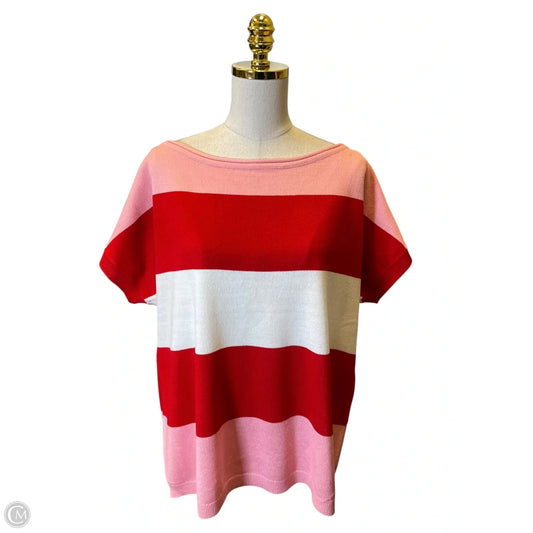 Sweater Short Sleeve By Andree By Unit In Multi-colored, Size: M