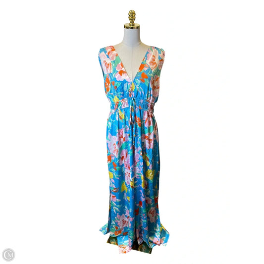 Jumpsuit By Eesome In Floral Print, Size: L