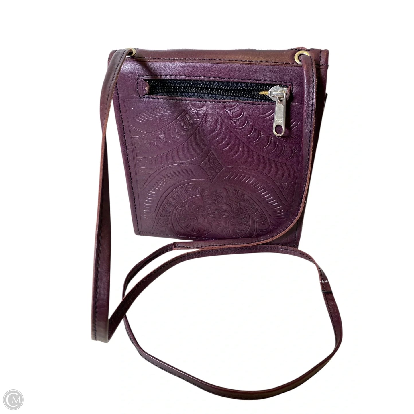 Crossbody Leather By Clothes Mentor, Size: Small