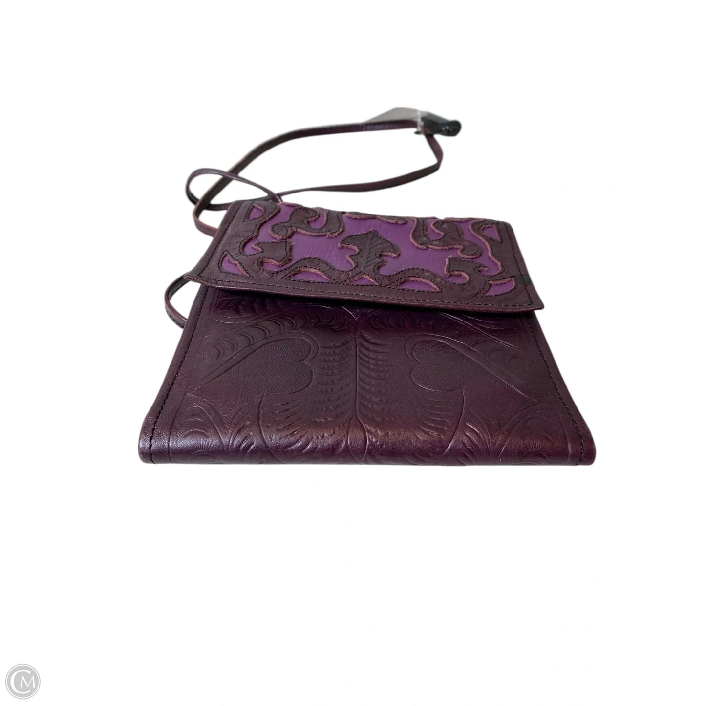Crossbody Leather By Clothes Mentor, Size: Small