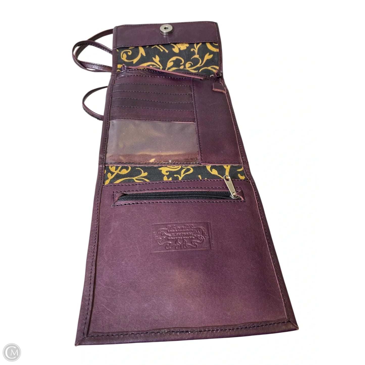 Crossbody Leather By Clothes Mentor, Size: Small