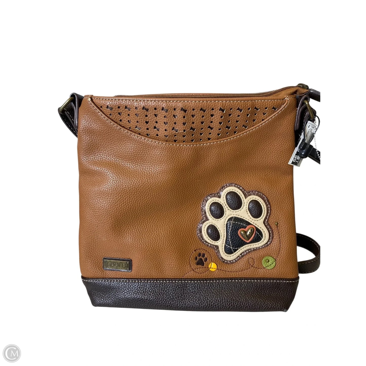 Crossbody Leather By Clothes Mentor, Size: Large