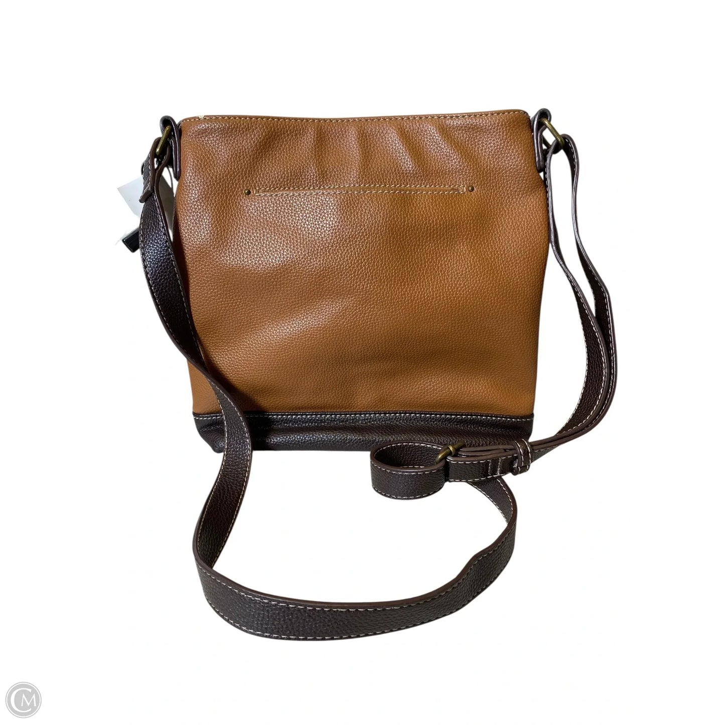 Crossbody Leather By Clothes Mentor, Size: Large