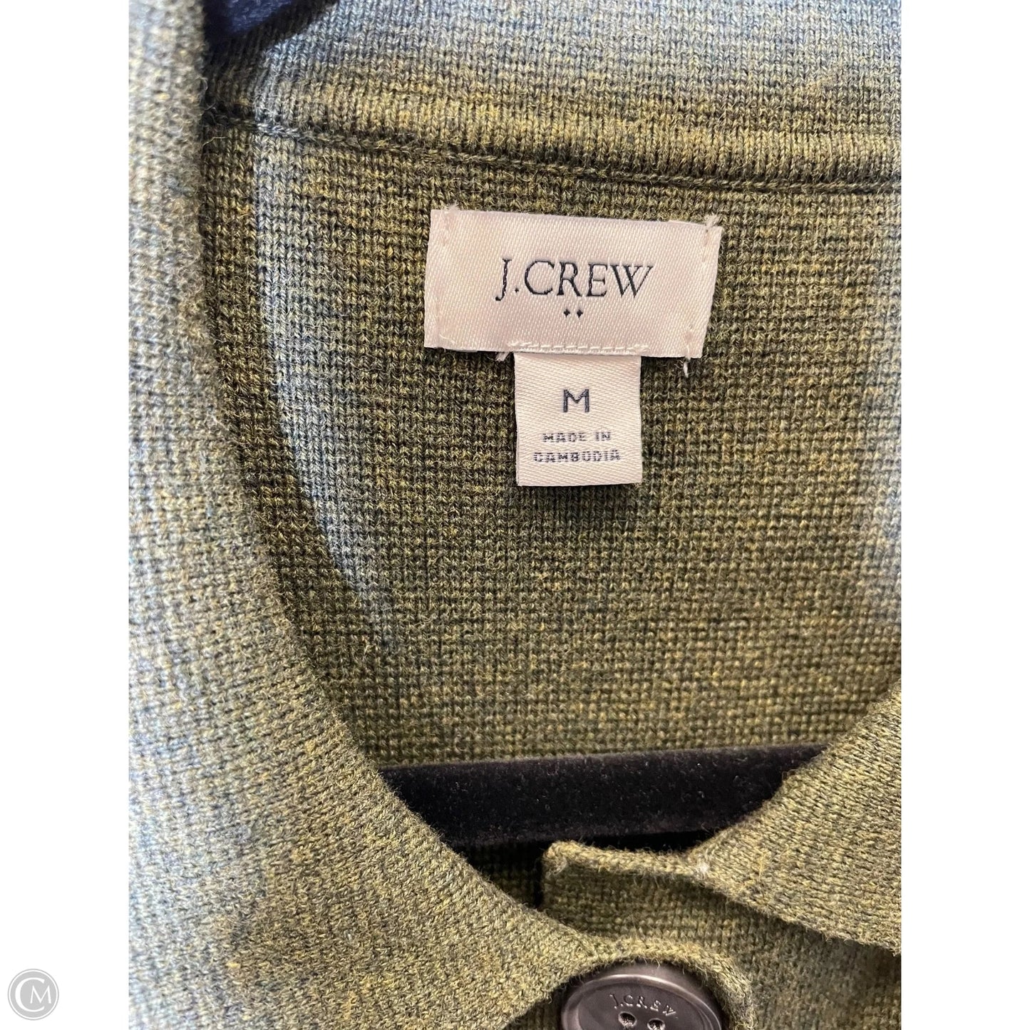 Cardigan By J. Crew In Green, Size: M