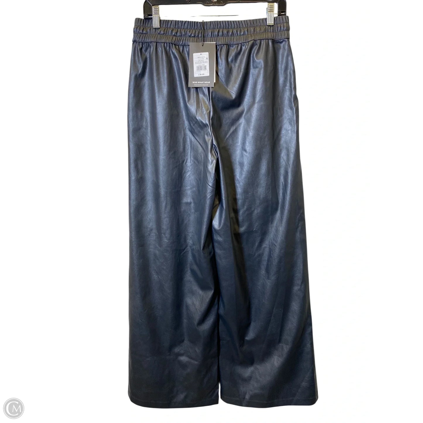 Pants Wide Leg By Who What Wear In Black, Size: M