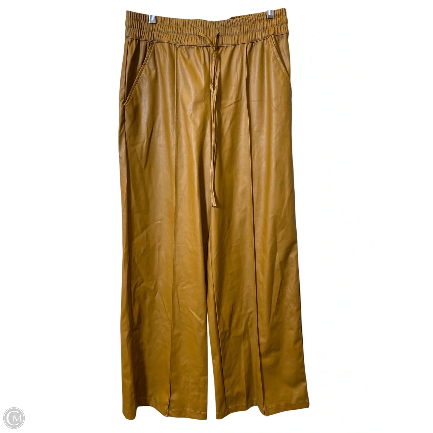 Pants Wide Leg By Who What Wear In Bronze, Size: M