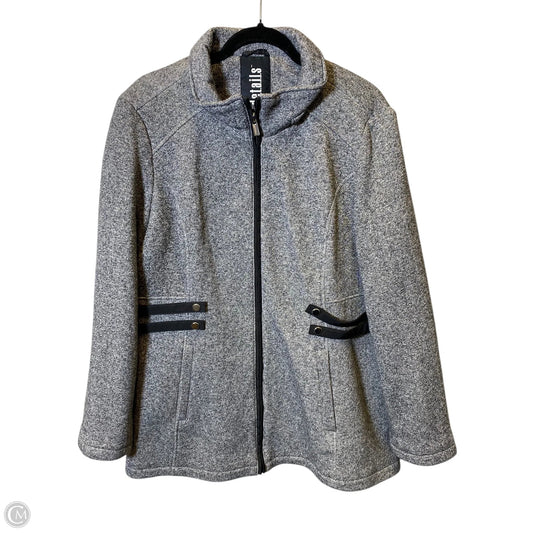 Coat Other By Clothes Mentor In Black & Grey, Size: Xl