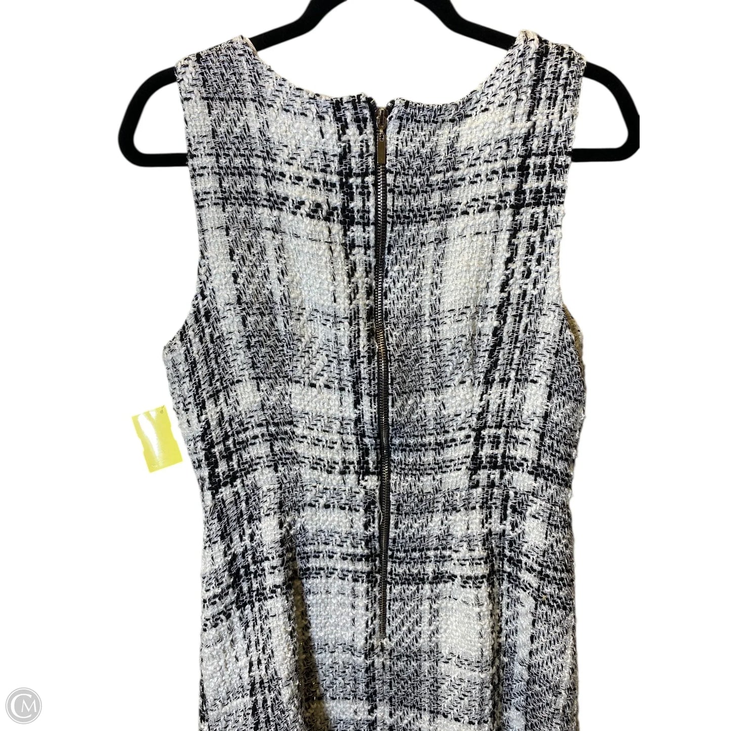 Dress Casual Midi By Clothes Mentor In Black & White, Size: L