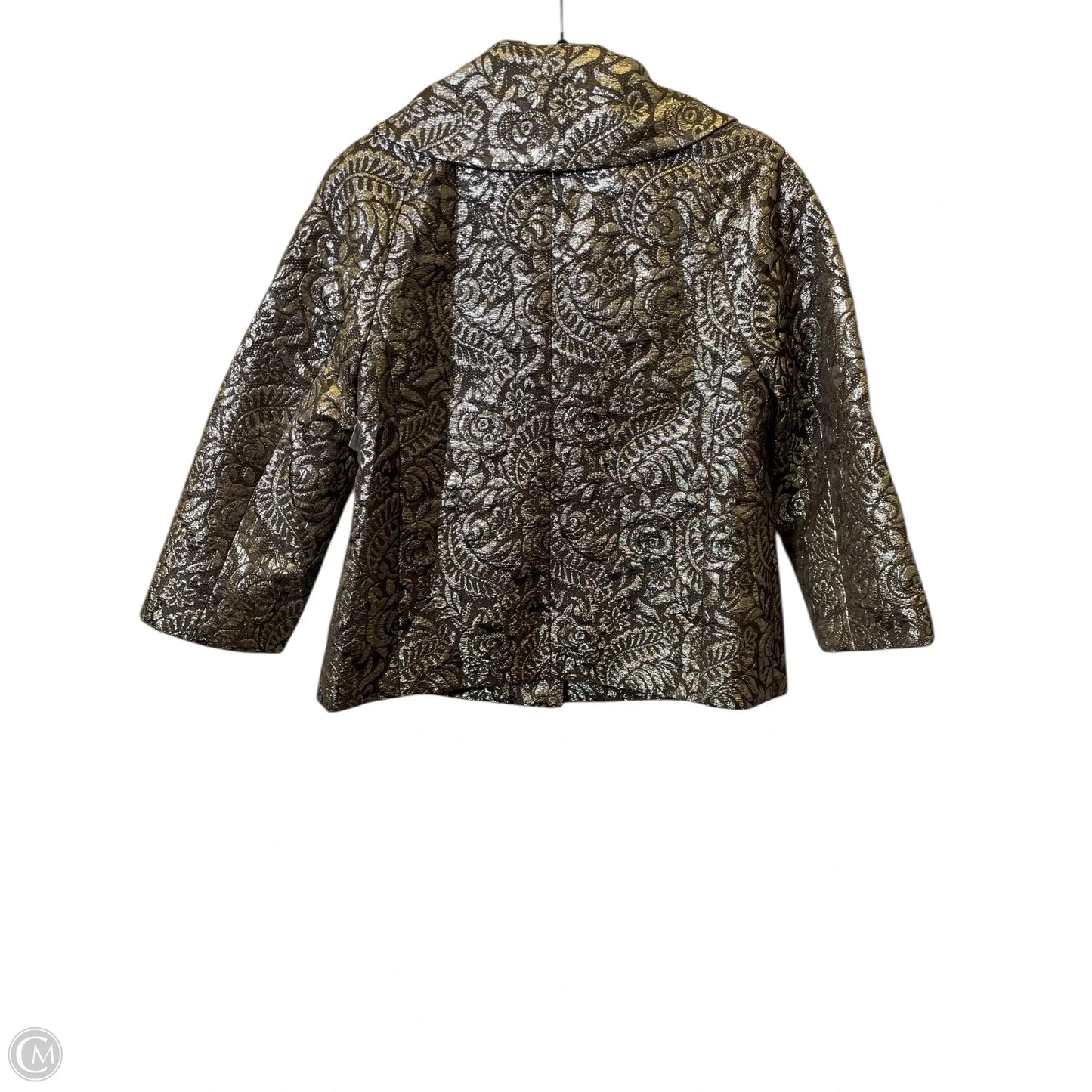 Jacket Other By Banana Republic In Brown & Silver, Size: M