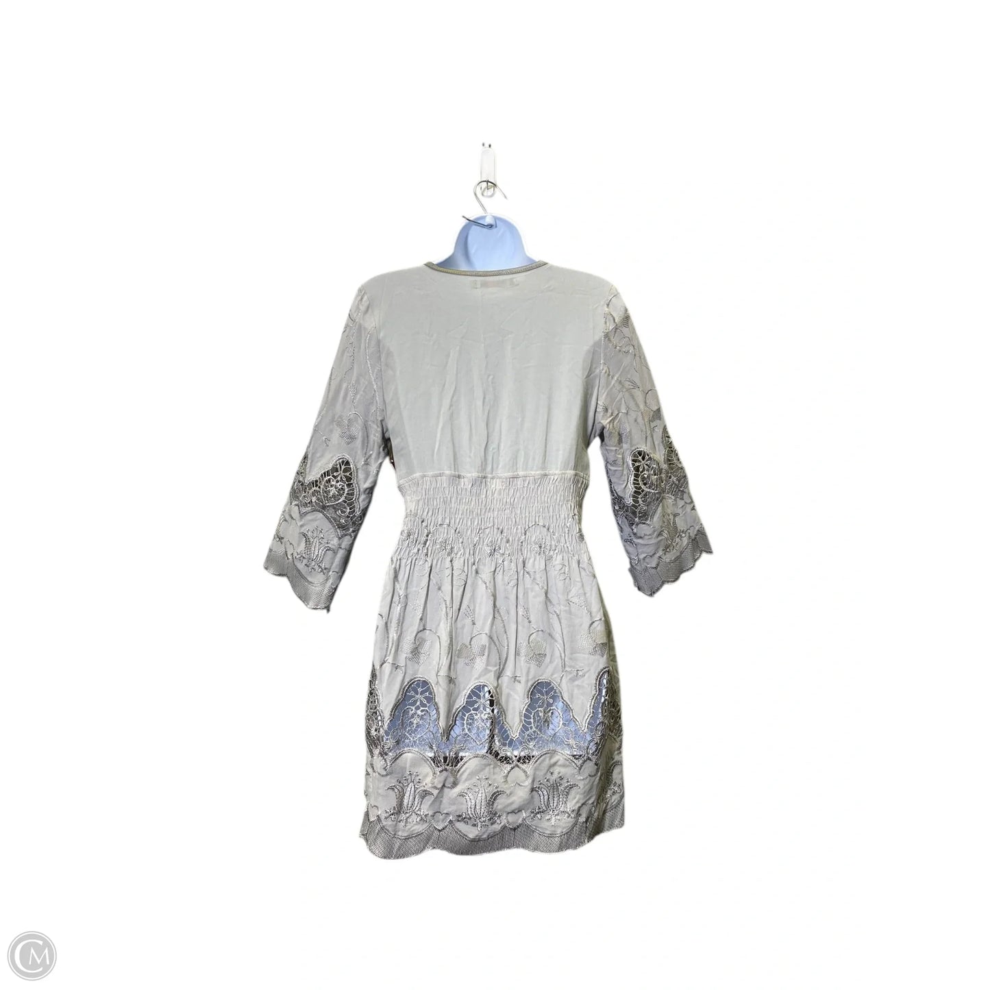 Dress Casual Midi By Clothes Mentor In Grey, Size: M
