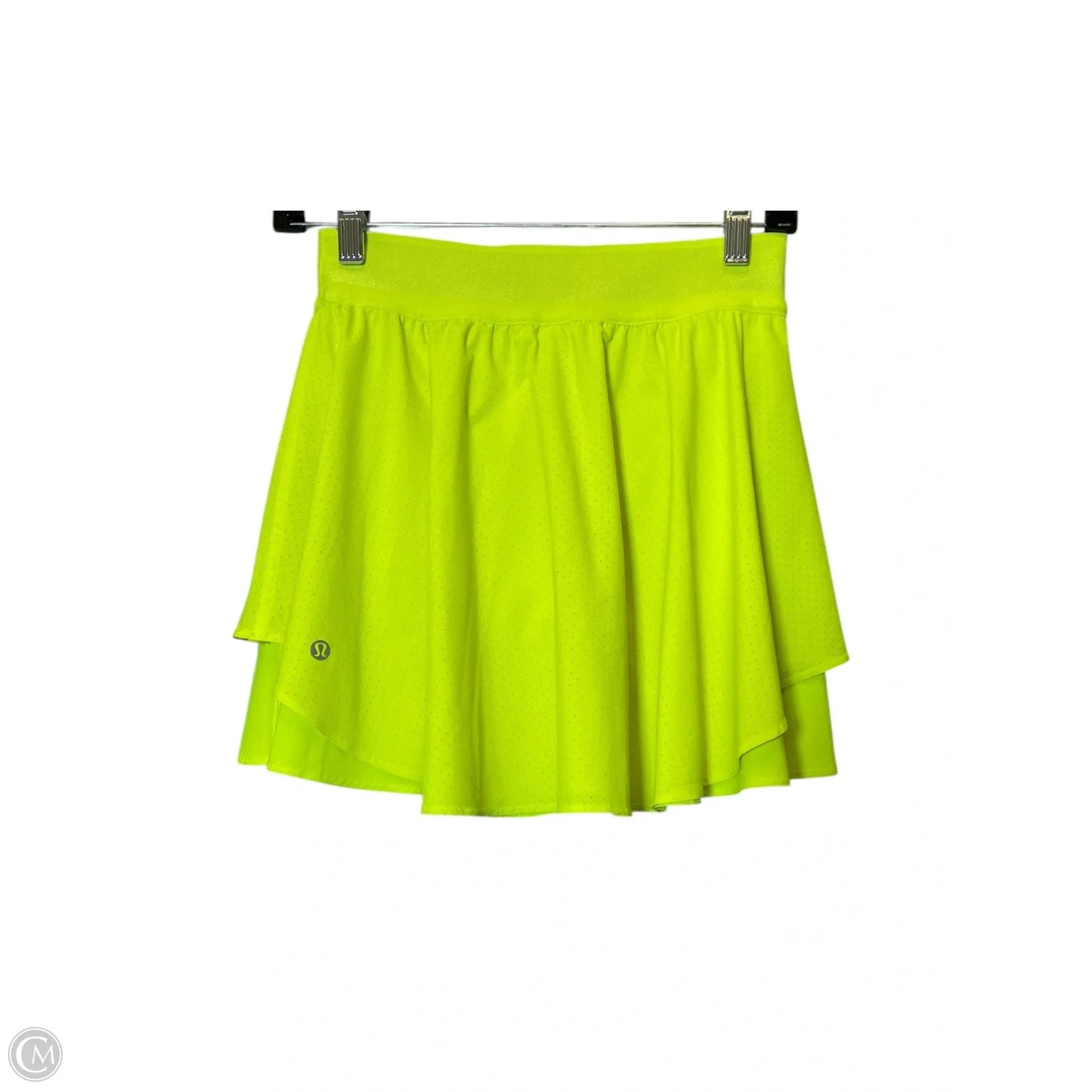 Athletic Skort By Lululemon In Yellow, Size: S
