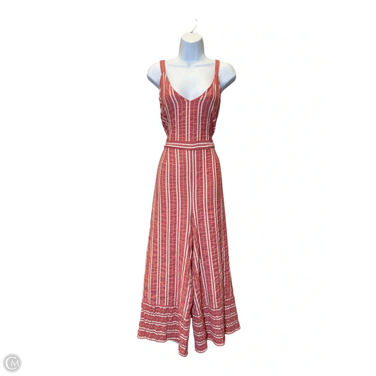 Jumpsuit By Anthropologie In Striped Pattern, Size: L