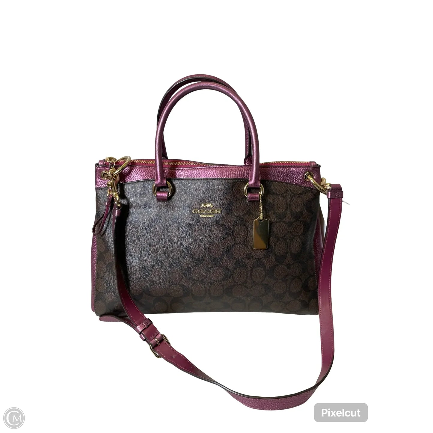 Handbag Designer By Coach, Size: Large
