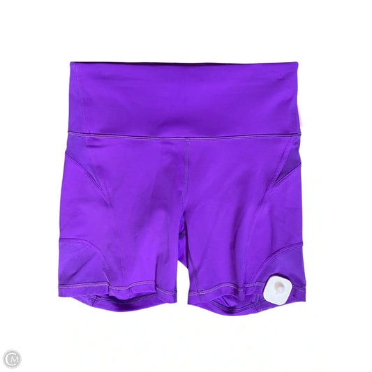 Athletic Shorts By Lululemon In Purple, Size: M