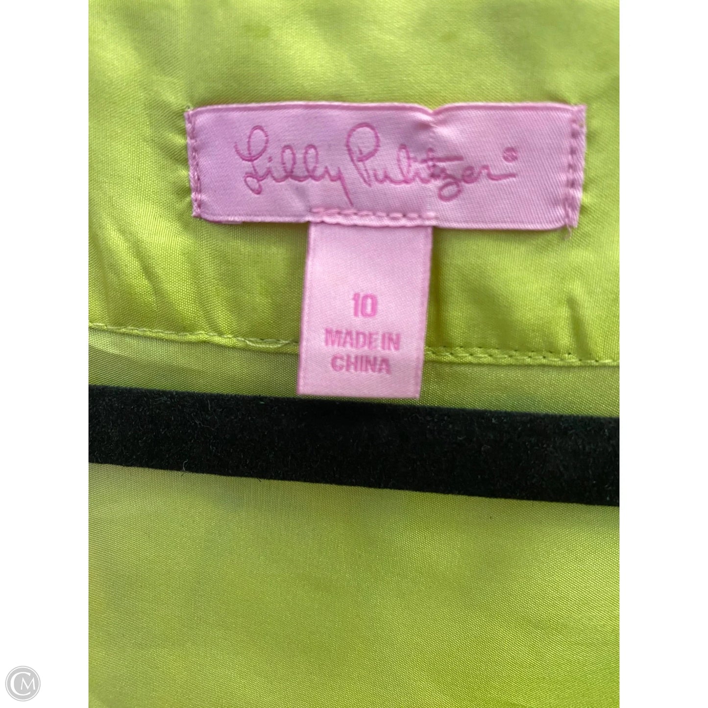 Dress Designer By Lilly Pulitzer In Blue & Green, Size: 10