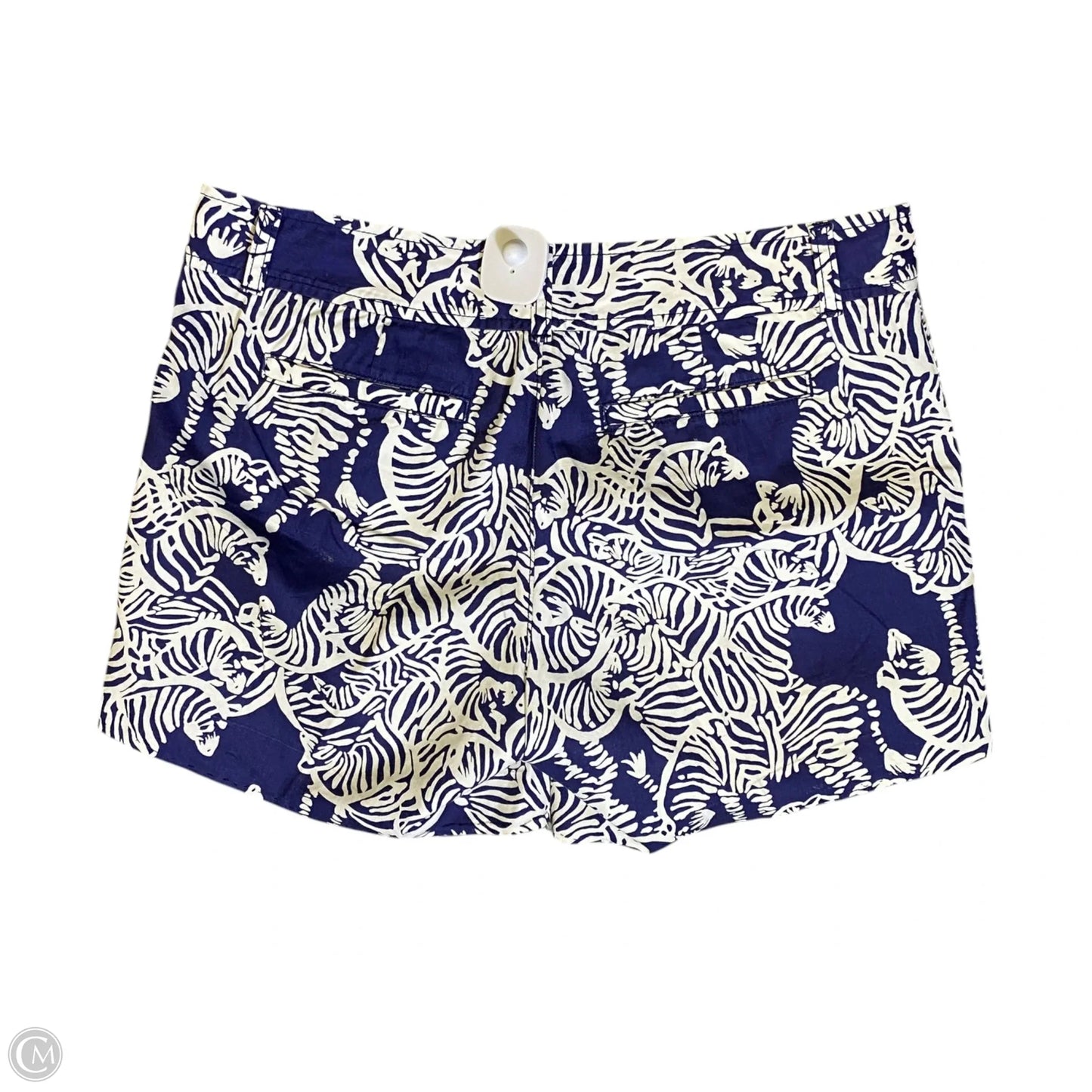 Shorts Designer By Lilly Pulitzer In Blue & White, Size: 6