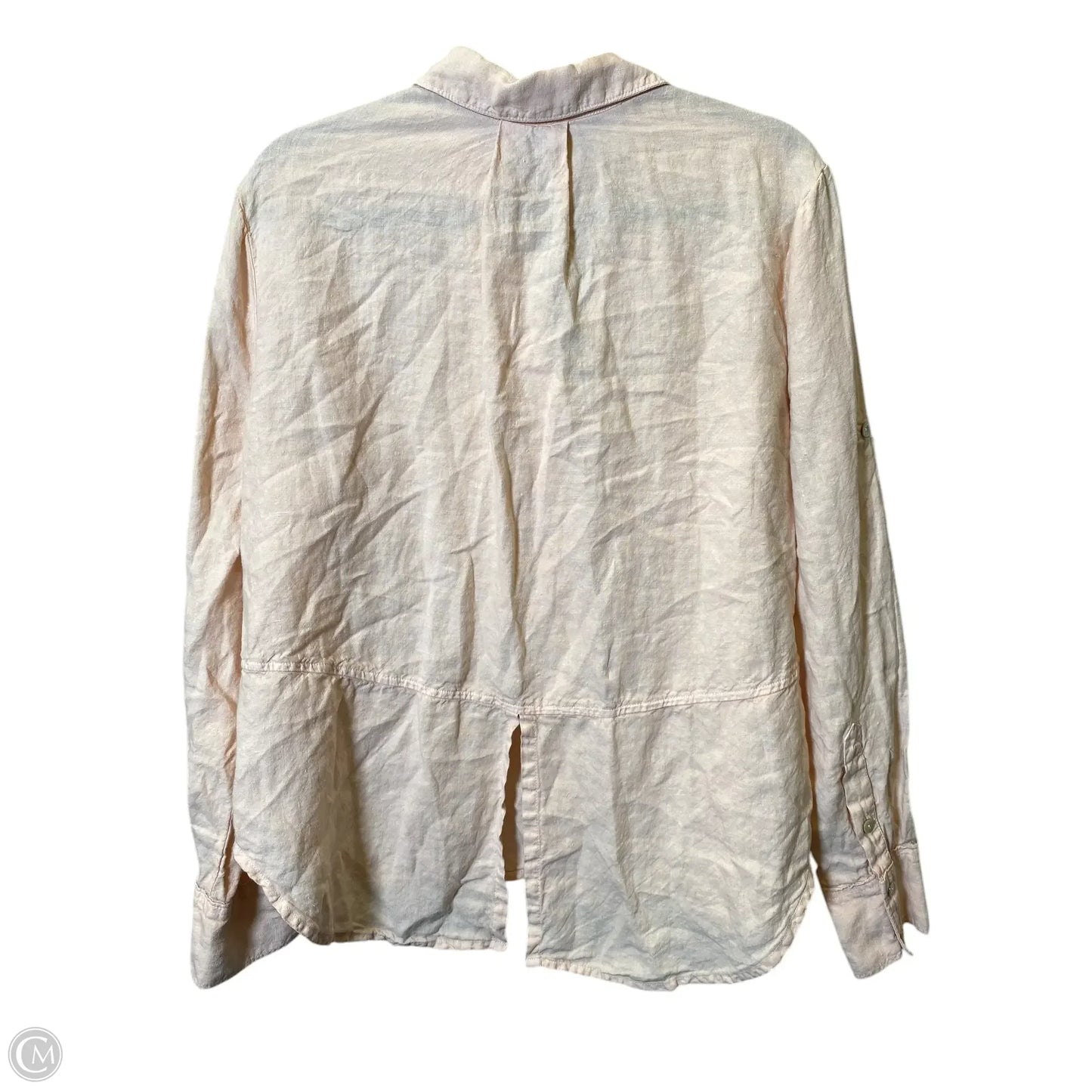 Blouse Long Sleeve By Cloth & Stone In Pink, Size: M