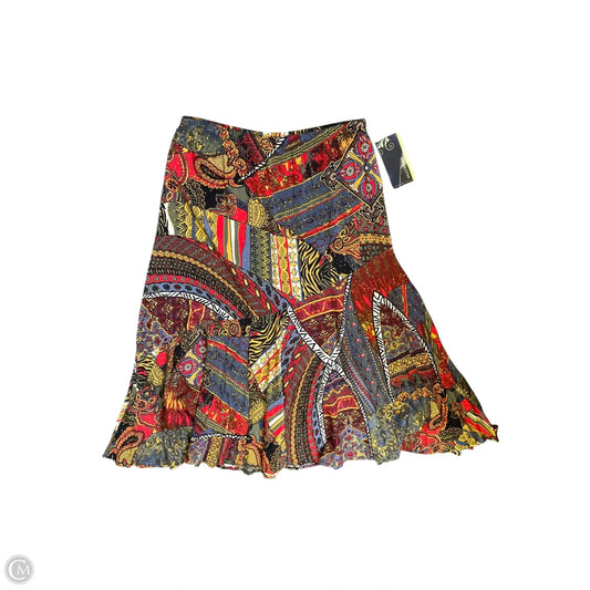 Skirt Maxi By Multiples In Multi-colored, Size: 8