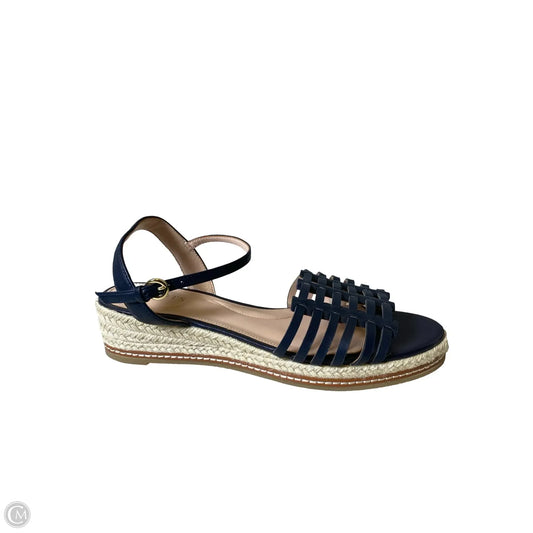 Sandals Heels Platform By Talbots In Black & Tan, Size: 8.5