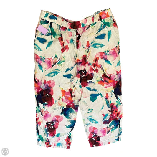 Pants Wide Leg By Investments In Multi-colored, Size: 14