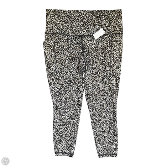 Athletic Leggings By Athleta In Multi-colored, Size: L