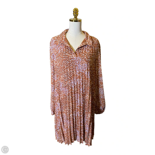 Dress Casual Midi By Nine West In Multi-colored, Size: Xl