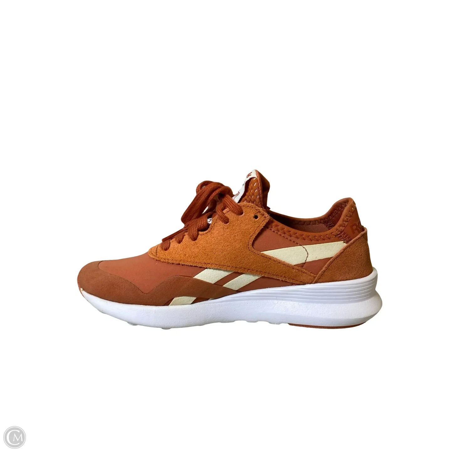 Shoes Athletic By Reebok In Cream & Orange, Size: 6
