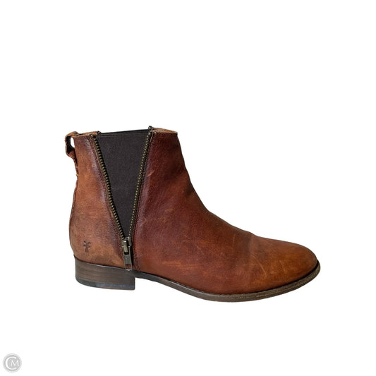 Boots Designer By Frye In Brown, Size: 7.5