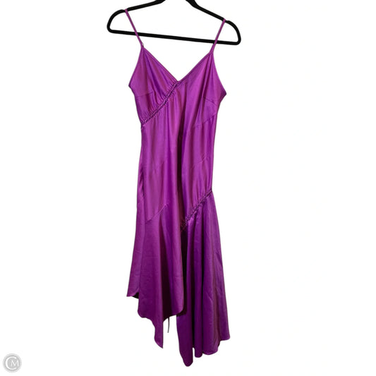 Dress Party Midi By Topshop In Purple, Size: M