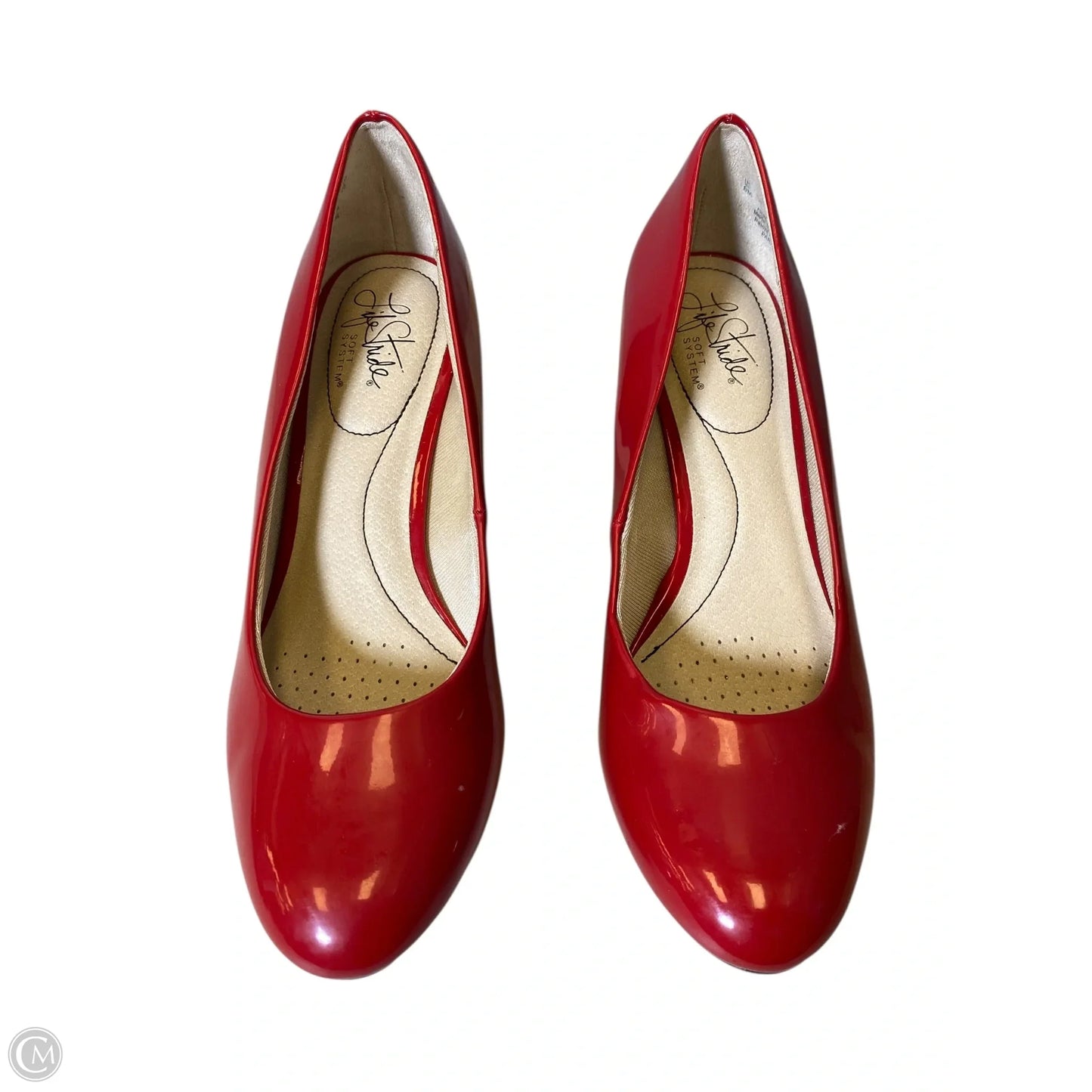 Shoes Heels Kitten By Life Stride In Red, Size: 8