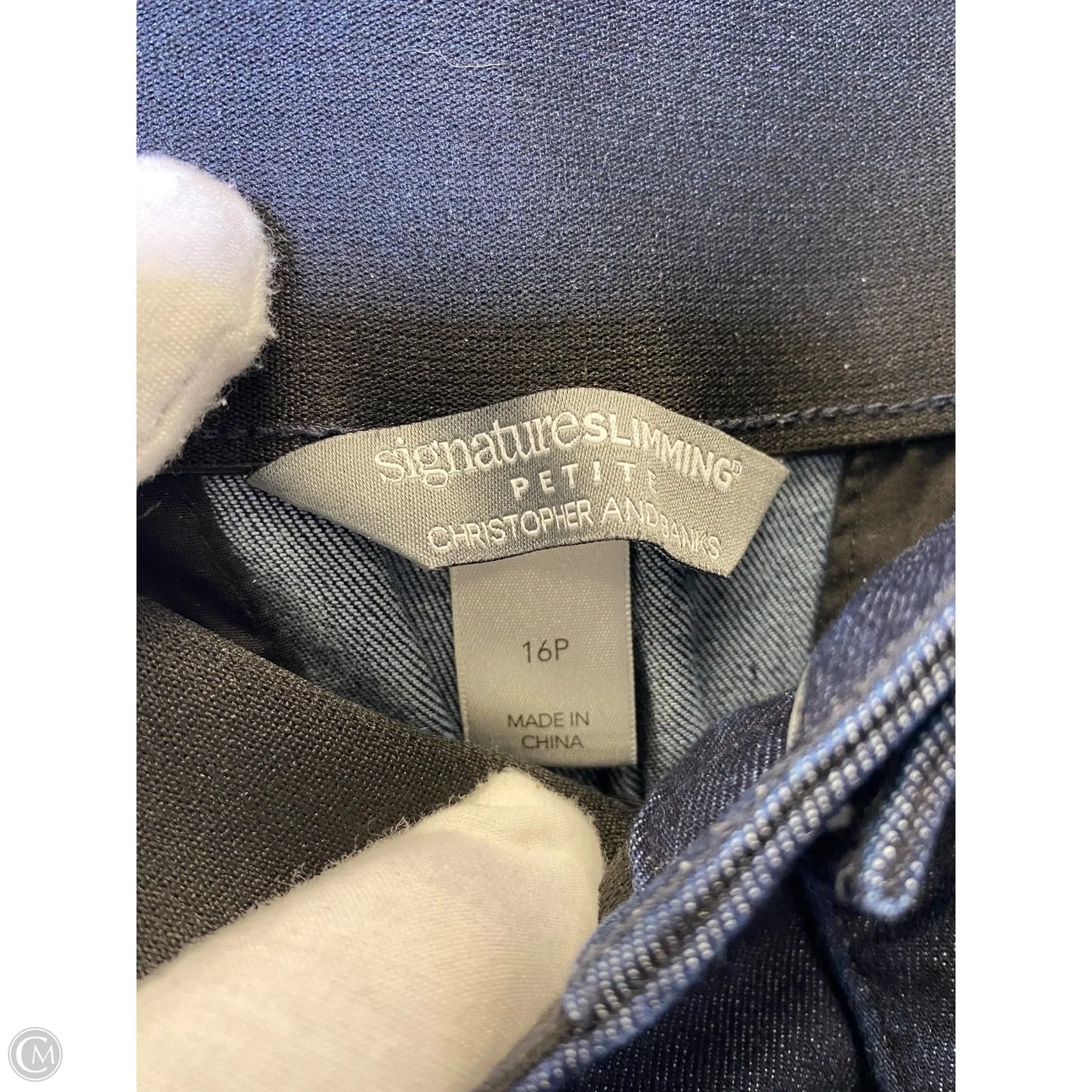 Jeans Straight By Christopher And Banks In Blue, Size: 16